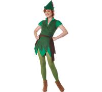 Déguisement Adulte Peter Pan California Costumes Vert Taille Large