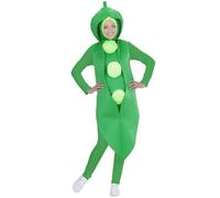 W WIDMANN MILANO Party Fashion - Costume Petit pois, haricot, légume, costume de carnaval, carnaval