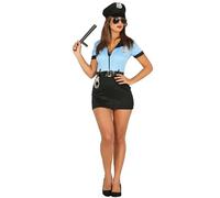 Fiestas Guirca Déguisement adulte Police Taille 36-38 Multicolore G