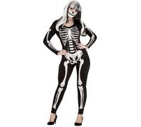 Déguisement Adulte Skeleton - ALPEXE - Taille 38-40 - Noir - Intérieur - Mixte