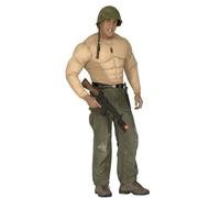 Déguisement adulte - WIDMANN - Haut super muscles - Taille L - Effet réaliste