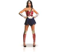 Déguisement adulte Wonder Woman - Justice League - Personnage Fiction - Rouge - Femme S