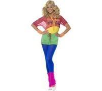 Let's Attraper Physical Fille Exercice Poupée Déguisement 80's Danse Costume