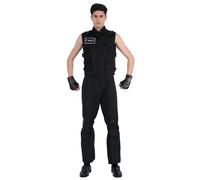 Déguisement Agent Du Swat Homme - Taille: Xl Noir