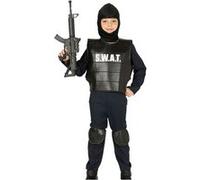 déguisement agent swat police enfant - 7/9 ans - noir - générique 88495 Noir G