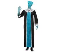 Déguisement alien bleu homme XL
