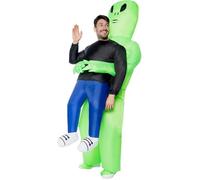 Déguisement Alien Gonflable Adulte - Funidelia - Vert - Accessoires Halloween, Carnaval et Noël 0