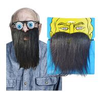 Déguisement Amusant Pour Fête D'halloween, Masque À Barbe, Fausse Perruque, Barbe Noire, Fournitures De Fête, Nouvelle Collection 2022