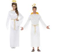 Déguisement Ange Gabriel Smiffys Avec Ailes Adulte Blanc 43116 Polyester S-XL