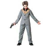 Déguisement - ANGEL TOMAS - Joker Gris - Garçon - 3 à 14 ans - Carnaval 7-9 ans