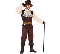 Déguisement - ANGEL TOMAS - Steampunk Marron - Marron - Homme - Adulte M/L