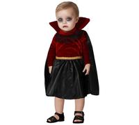Déguisement - ANGEL TOMAS - Vampiresse Sinistre - Rouge - Bébé - Halloween/Carnaval 24 mois