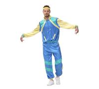 Déguisement Année 80 Homme Femme Rétro, Costume Survêtemen Homme Veste et Pantalon Disco Hippie pour Carnaval Halloween Fête Soirée Party Cosplay Deguise Décontractés Tendance Set