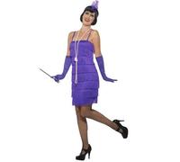 Déguisement Années 20 Charleston Violet Femme Large Violet