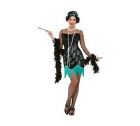 Déguisement années 20 paon femme S