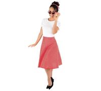 Déguisement Années 50 - PTIT CLOWN - Rouge et Blanc - Taille Unique Femme