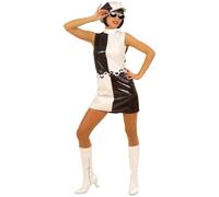 Déguisement Années 60 Femme Noir Et Blanc S Multicolore