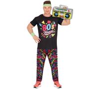 Déguisement Années 80 Forever - FIESTAS GUIRCA, S.L. - Noir - Homme - Carnaval M