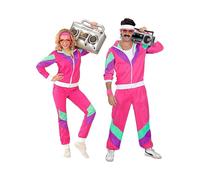 Déguisement - Années 80 - Jogging - Survêtement - Veste + pantalon - Taille M