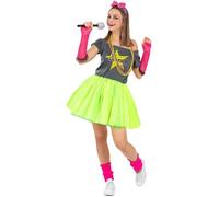 Déguisement années 80 Pop femme - FUNIDELIA - Taille L - Accessoires pour Halloween, carnaval et fêtes M