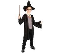 Déguisement apprenti magicien enfant - EUROCARNAVALES, SA - Noir - 5 ans - Carnaval, Halloween 5 ans