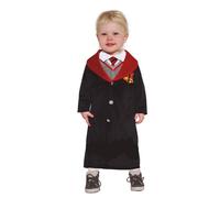 Déguisement apprenti sorcier bébé - Harry Potter - Tunique, chemise, gilet et cravate - Noir - Intérieur 12-18 mois