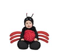 Déguisement Araignée Peluche Bébé - Disfrazzes - Rouge - Intérieur - 24 mois - Robe, capuche et couvre-pieds 18 mois