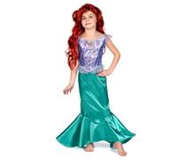 Déguisement Ariel La Petite Sirène Classique Fille - Taille: 7 - 8 Ans (124 - 136 Cm) Multicolore