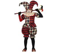Déguisement - Arlequin Démoniaque - Garçon 7-9 ans - Multicolore - Halloween 5-6 ans