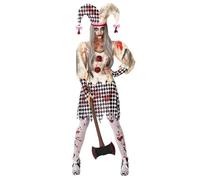 Déguisement arlequin ensanglanté femme XS/S