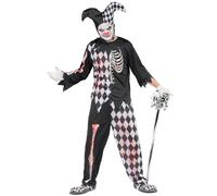 Déguisement Arlequin Ensanglanté Homme - Taille: Xl Noir