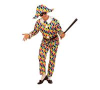 Widmann Costume Arlequin Adulte Multicolore Taille S