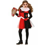 Déguisement Arlequin Sinistre pour fille 3-4 ans