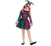 Déguisement Arlequin Squelette fille 5-6 ans