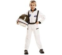 Déguisement - Astronaute - Combinaison avec harnais - Blanc et multicolore - Enfant 3-4 ans