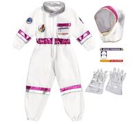 Deguisement Astronaute Enfant Costume D'astronaute, Costumes Espace Astronaute avec Astronaute Casque pour Noël Cosplay Carnaval, Costume de Fantaisie Combinaison Spatiale