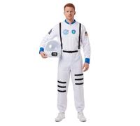 Déguisement astronaute homme - MARQUE - Combinaison - Blanc - Bleu - Homme S