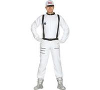 Fiestas Guirca - Costume Astronaute Adulte Combinaison Spatiale XL (54-56) Blanc et Noir