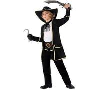 Déguisement - ATOSA - Dark Pirate - Noir - 3 ans et plus - Inclus: chapeau, ceinture, veste 7-9 ans
