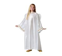 Déguisement - ATOSA - Déguisement Enfant Ange Blanc - Robe satinée blanche - Ailes voile pailletées - Mixte enfant 3-4 ans