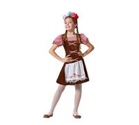 Déguisement - Atosa - Rayé Marron - Fille - 3-4 Ans - 1 Robe Incluse Multicolore