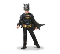 Déguisement Avec Masque Batman Luxe Garçon - Taille: 3 À 4 Ans (90 À 104 Cm) Noir