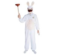Déguisement avec masque Lapins Cretins adulte S/M