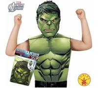 Déguisement - Avengers - Hulk - 3-6 ans - Tee-shirt et masque - Vert - Intérieur