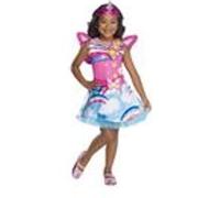 déguisement barbie fée dreamtopia fille - 7/8 ans - rose - rubie's france r301391t78 Rose G