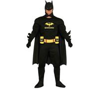 FIESTAS GUIRCA | Costume de Barman Superhéroe Adulte (52-54/L) - Cape, Ceinture, Combinaison et Porte-canettes