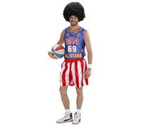 Déguisement basketteur NBA homme - 211897 - Rouge et blanc - Bleu - Taille élastique L