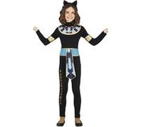 déguisement bastet déesse égyptienne chat fille - 5/6 ans - noir - guirca 77722 Noir G