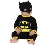 Funidelia | Déguisement Batman 100% Officielle pour bébé Taille 12-24 Mois The Dark Knight : Le Chevalier Noir, Super héros, DC Comics - Couleur: Multicolore, Accessoire pour déguisement