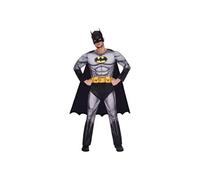Amscan Déguisement Batman classique adulte – Cape amovible – Gris Taille L
